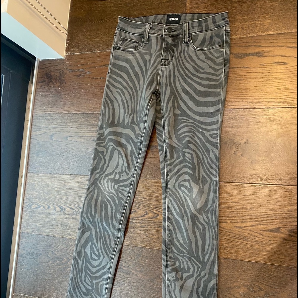 Skinny Zebra pattern jeans